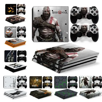 $21.44 • Buy ❤For Sony PS4 Pro Console Controllers Set Vinyl Decal Cover Skin Sticker AU❤