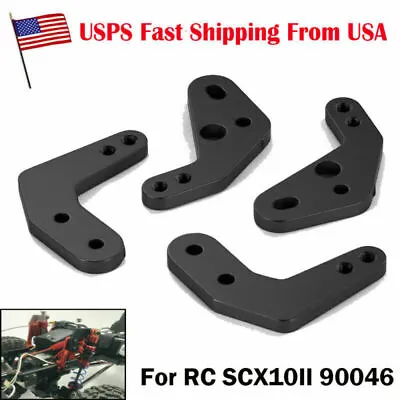 4Pcs Adjustable Alloy Shock Mount Shock Tower For 1:10 RC Axial SCX10II 90046 US • $13.71