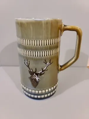  Vintage Wade  Irish Porcelain Tankard With Stag Design • £9