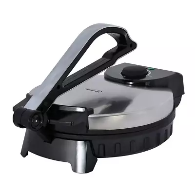 10 Inch Stainless Steel Non Stick Electric Tortilla Maker Roti Chapati Press  • $69.43