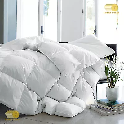 15 Tog Luxury Hotel Quality Duck Feather & Down Duvet Quilt Bedding All Sizes • £49.95