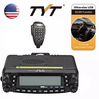 TYT TH-9800 PLUS 29/50/144/430 MHz QUAD BAND CAR Mobile Trunk Radio TRANSCEIVER • $215.99