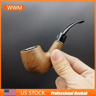 4.5  Rosewood Smoking Bong Mini Small Hand Pipe Portable Smoke Pipes + Box Gift • $9.49