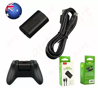 AU Xbox One S X Gamepad Rechargeable Battery Pack+Type C Cable For Xbox One/SX • $17.69