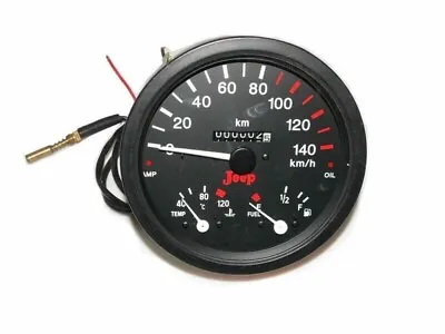 $64 • Buy Willys Jeep Speedometer Cum Temperature Fuel Meter & Amp. Oil Indicator
