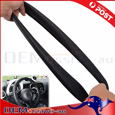 14  To 16  Car Steering Wheel Cover Protector Universal Leather Texture Silicone • $13.09