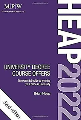 HEAP 2022: University Degree Course Offers Condition Used-very Good (ref I155) • £8.35