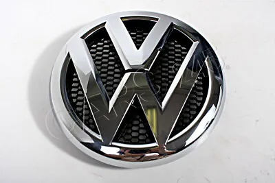 Genuine Front Bumper Grill Chrome Black Emblem Badge Logo VW Amarok • $41.97