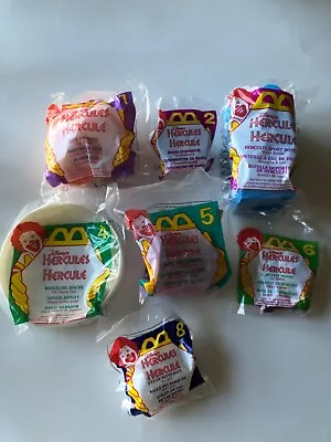 Disney Hercules McDonalds 1997 Vintage Happy Meal Toys Lot Of 7 New Sealed • $10