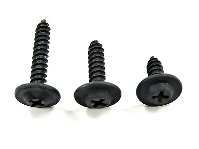 Black Interior Trim Screws- #10 X 1/2  To 1  Long Flat Top- 150pcs 50ea- AD#322T • $34.99