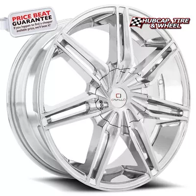 Cavallo CLV-19 Chrome - 20X8.5 - 6x135 Bolt Pattern 25mm Offset (One Wheel) • $414.71