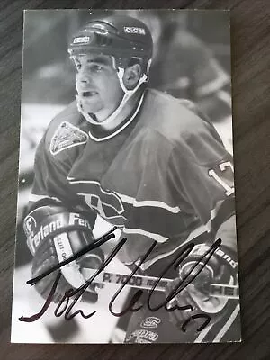 Vintage Montreal Canadiens John LeClair Autograph Postcard • $24.99