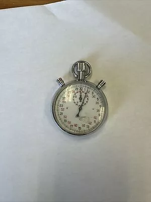 Rare Vintage Rocar 7 Jewel 1/10 Swiss Made Stopwatch Stop Watch • $20