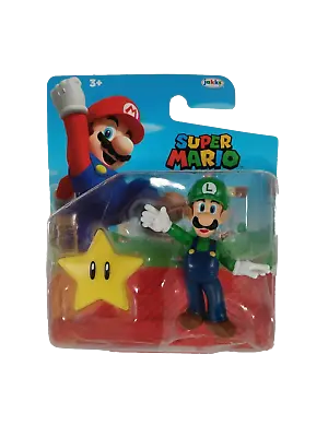 NEW! Nintendo Super Mario Bros. Action Figure Luigi With Super Star • $11.99