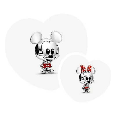 Disney Mickey & Minnie Mouse Pandora Charms ( Perfect 2pc Set) • $21