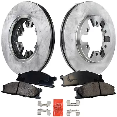 Front Brake Disc Rotors And Pads Kit For Nissan D21 1990 1991 1992 1993 1994 • $80.32