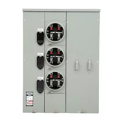 Siemens UNI-Pak WP4312RJB 400A 3-Gang 225 A Single Phase Ringless • $3000