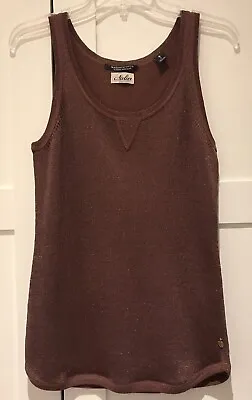 Maison Scotch Atelier Fine Knit Top Metallic Size 2 / UK 10 • $14.92