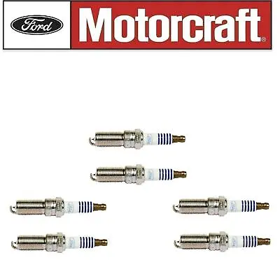 Set Of 6 OEM Motorcraft SP594 Ford CYFS12YRT3 Spark Plugs Replaces SP542 SP578 • $59.09