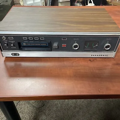 Vintage Panasonic RS-803US 8-Track Stereo Cartridge Tape Deck Player & Recorder • £81.92