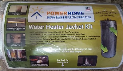 Water Heater Insulation Blanket Jacket Cover Fit Up To 80 Gallons Tank R- 5 • $12.97