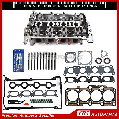 $328.97 • Buy Bare Cylinder Head & Head Gasket Set+Bolts 136mm For Audi Volkswagen 1.8L Turbo 