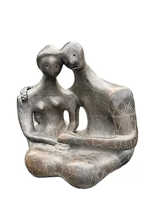 Manuel Felguerez Barra Sculpture Of A Couple Circa 1950s • $750