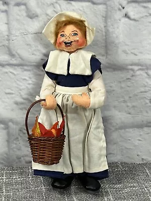 Annalee Pilgrim Woman Figurine Fall 2005 Holiday Girl Doll Display 10  Tall • $27.99