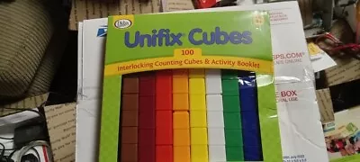 Didax Unifix Cubes 100 Interlocking Counting Cubes New Unused Free Ship Teacher • £16.38