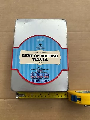 🌟 Marks & Spencer Best Of British Trivia Family Game In Tin Test Your Knowledge • £9.99