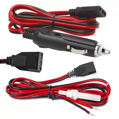 CB Power Cord 3 Pin Plug Cable-2 Wire 15A Fused Replacement With 12V Cigarett... • $30.91