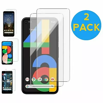 For Google Pixel 5a 5G 6 6a 7 7a 8 Gorilla Tempered Glass Screen Protector Cover • £3.49