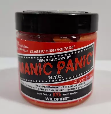 Manic Panic NYC Hair Color Cream Wildfire Dye Semi Permanent 4 Fl. Oz. High Volt • $11.69