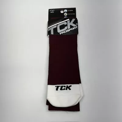 TCK Prosport Socks Football Baseball Softball Sports Unisex M Maroon Red • $2.99