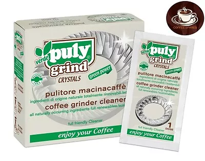 Coffee Grinder Cleaner Cleaning Crystals - Puly Grind  *BOX Of 10 X 15 Gram* • $28