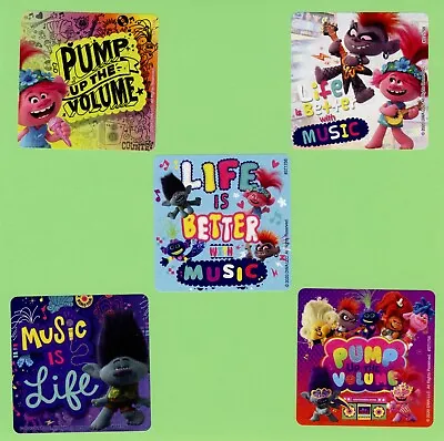 15 Trolls World Tour Music - Large Stickers -  Party Favors • $2.60