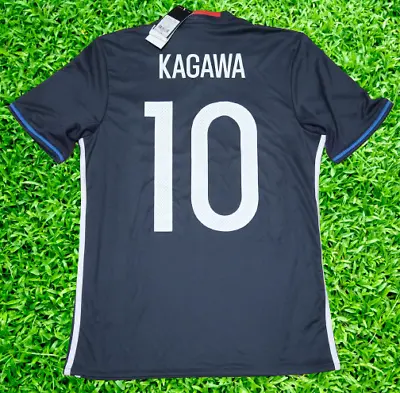 Japan Soccer Jersey Shirt #10 Kagawa 100% Original Size M(S) 2016/2017 Home • $79.99