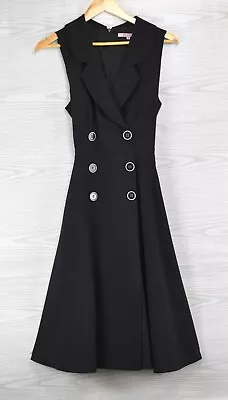 Pre Loved Women’s Review Sleeveless Black Dress Size 12 • $82.95