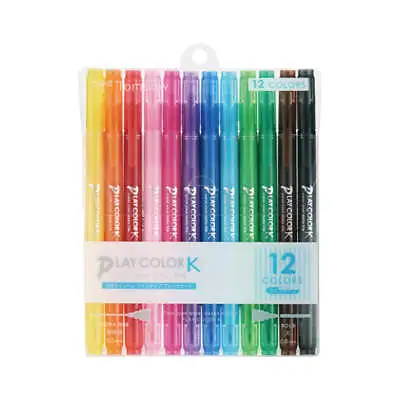 $31.50 • Buy Tombow Play Color K Twintone Double-sided Marker Set - 0.3 Mm/0.8 Mm - 12 Color