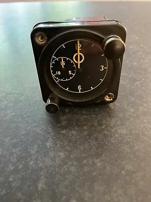 Smiths Industries Mk5A Aircraft 8 Day Elapsed Time Pilot Cockpit Clock • $155.64