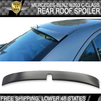 01-07 Benz C Class W203 4Dr L Style Unpainted ABS Roof Spoiler • $61.99