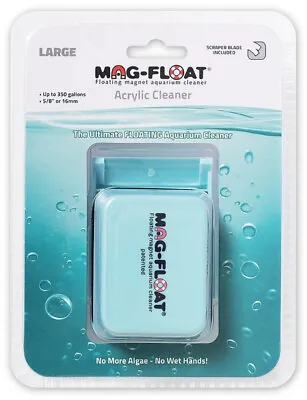 Mag Float Floating Magnum Aquarium Cleaner Acrylic Cleaner Large - 1 Count 360A • $59.99