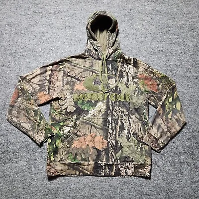 Mossy Oak All Over Camouflage Print Hoodie Sweatshirt Size Medium • $34