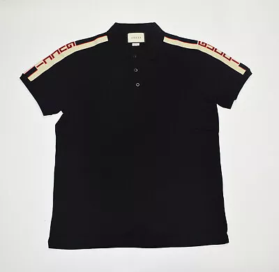 Vintage Gucci Mens Polo Shirt T-shirt Size US L • $178