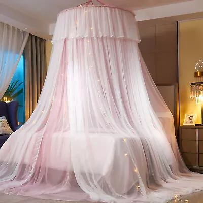 Bed Canopy Princess Bed Insect Netting Hanging Curtain Dome Tent Mosquito Net • $45