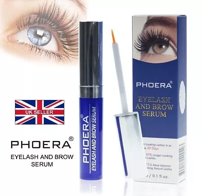 Phoera Eyebrow Growth Serum Longer Strong Thicker Eyelash Enhancing Conditioner • £4.99