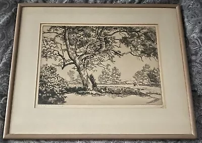 Original Signed Etching-W.R.Locke~A Day To Be Remembered W/Frame-1939-M/NM. • $89.99