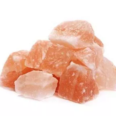 Himalayan Pink Salt Chunks Home Lightings Lamp Natural Remedies Rock Stone 1kg • $16