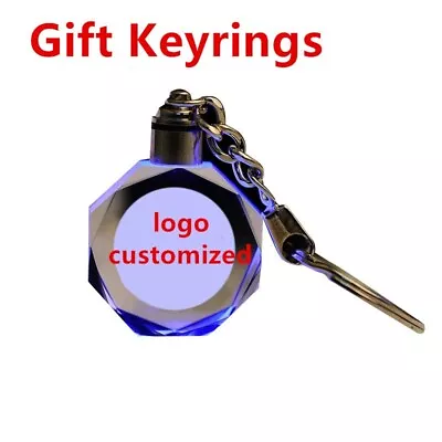 Key Chain Car Key Rings LED Car Logo Fairy Light Bike Metal Car Accessories 2024 • £3.49