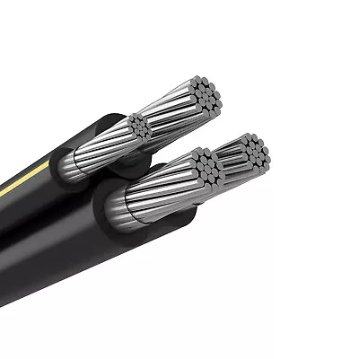 Dyke 2-2-2-4 Aluminum URD Underground Secondary Distribution Cable 600V • $190